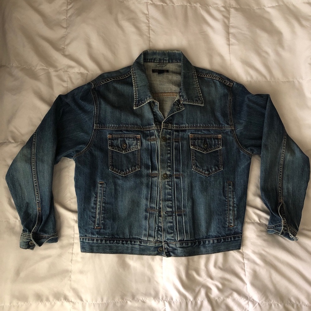 Vintage J. Crew men’s denim jacket XL